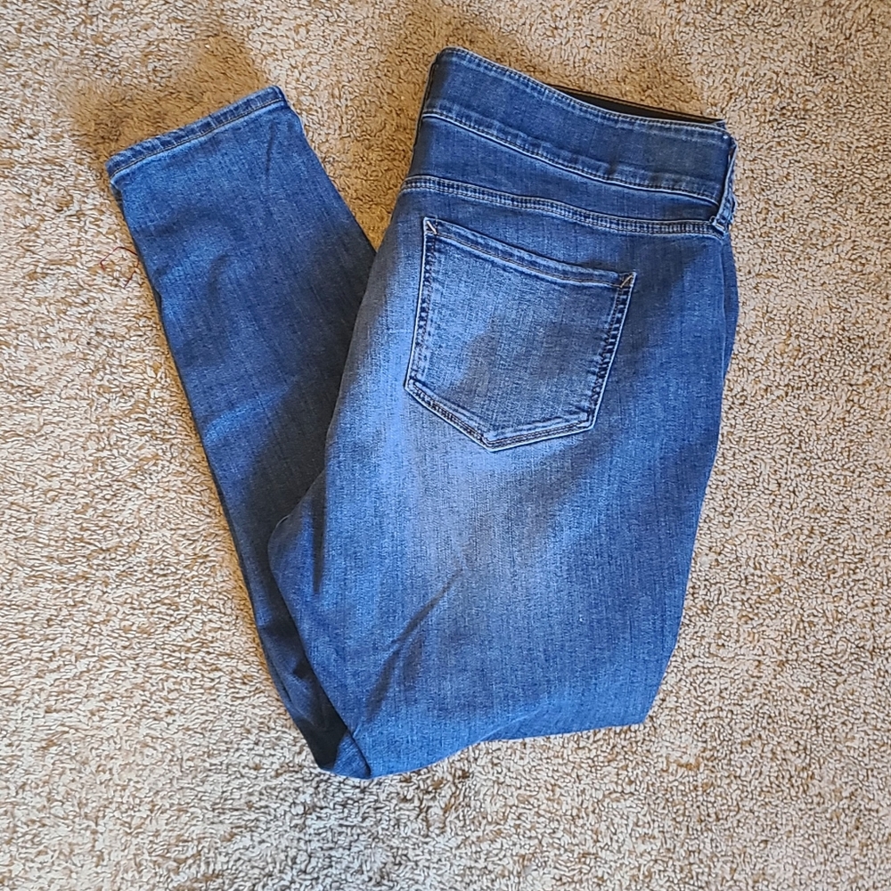 a.n.a. blue jeans skinny mid rise size 18W - Picture 5 of 5